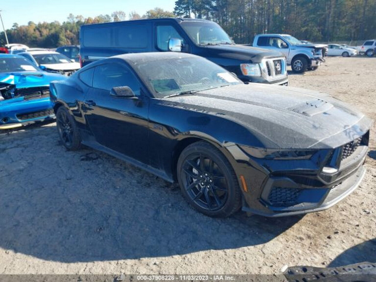 This 2024 Ford Mustang GT Went From Showroom To Salvage In Just 16   IAA 2024 Ford Mustang GT Rear Ended 8 1536x1152 