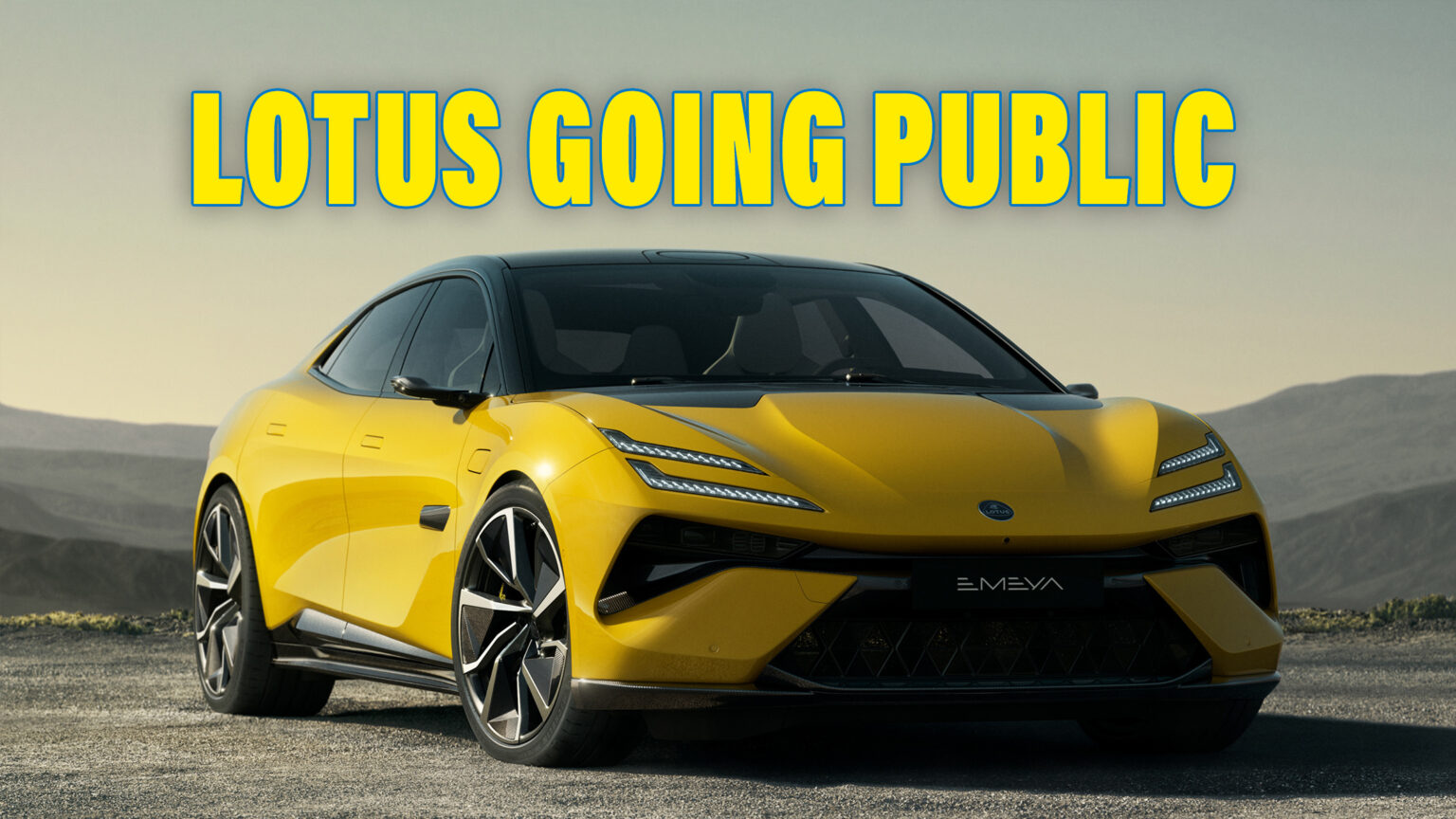 Lotus Tech Secures 870 Million Investment Before It Goes Public On The