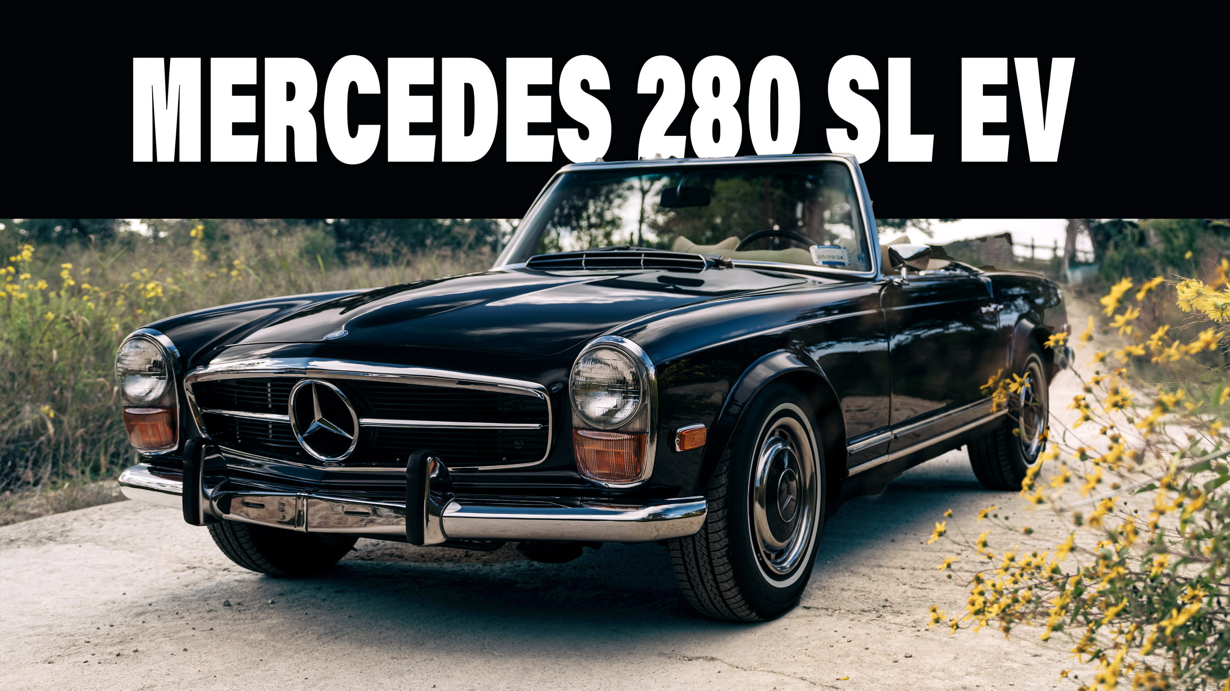 Texas Tuner Converts Classic Mercedes 280SL Roadster Into $250,000 EV