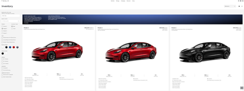  Tesla Slashes Prices Of New And Used Cars By Over $3,000 (Again)