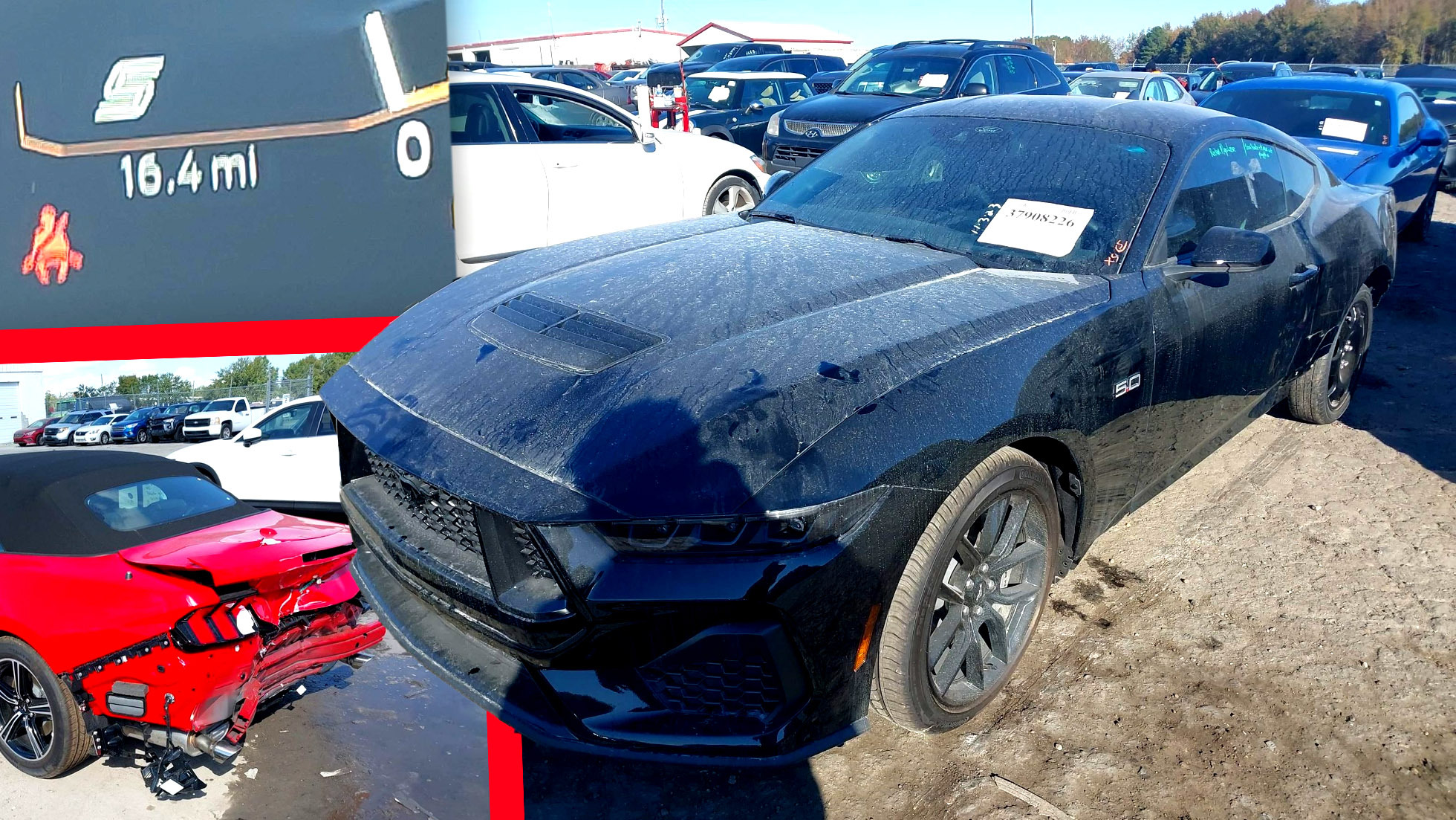 This 2024 Ford Mustang GT Went From Showroom To Salvage In Just 16 Miles