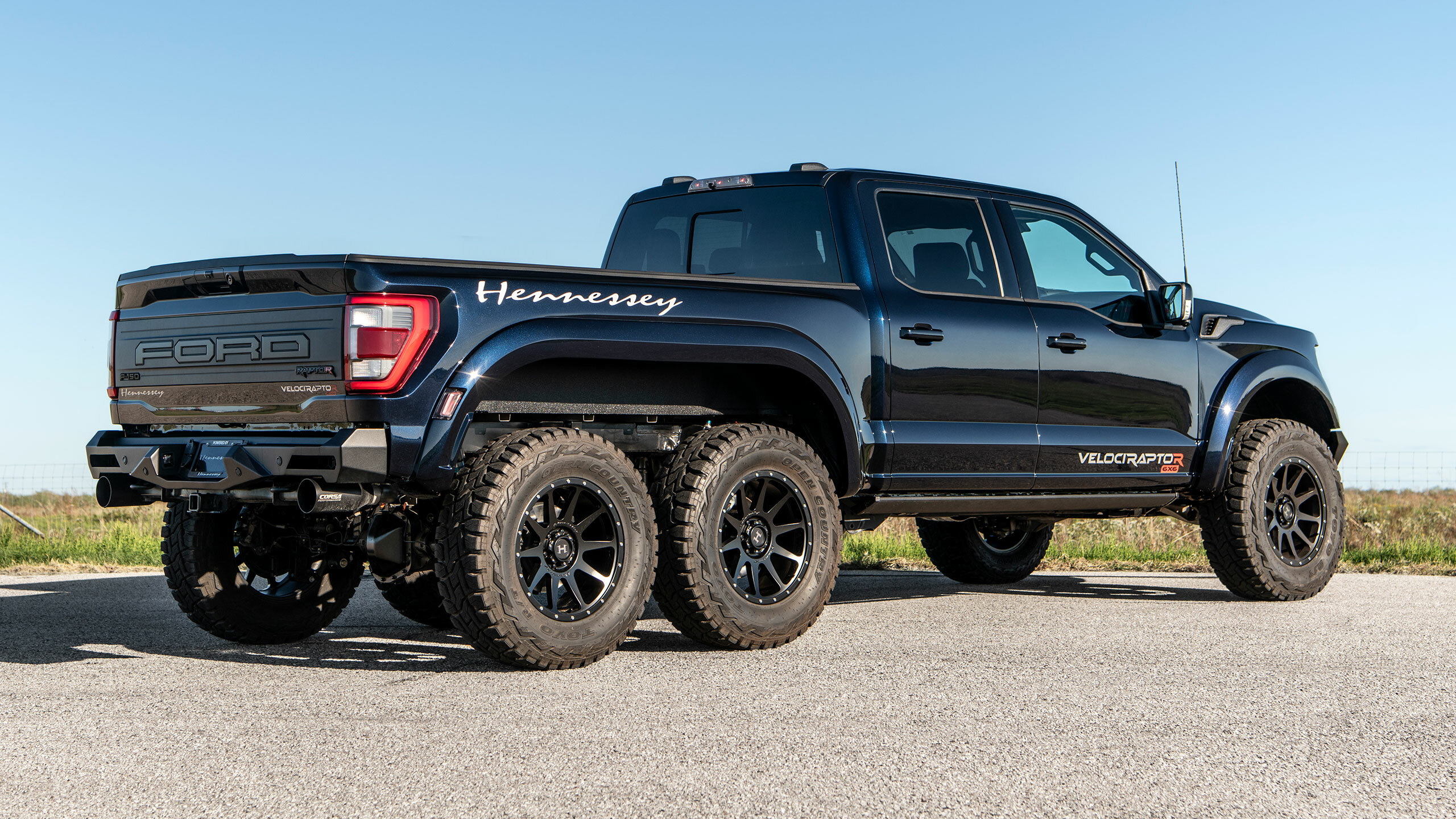 Hennessey has turned the Ford F-150 Raptor R into a six-wheeled behemoth