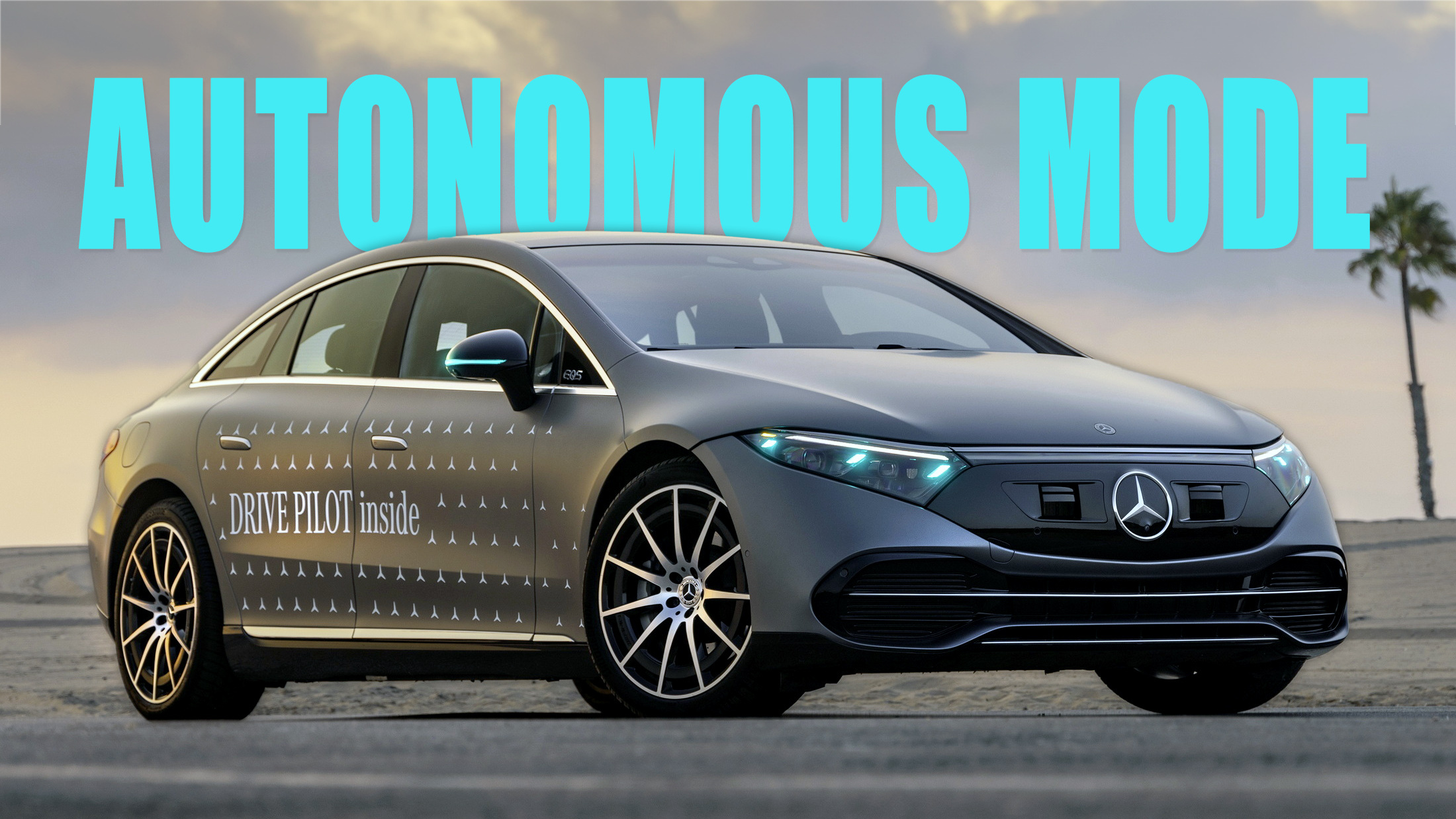 If You See A Mercedes With Turquoise Lights, It’s Driving Autonomously