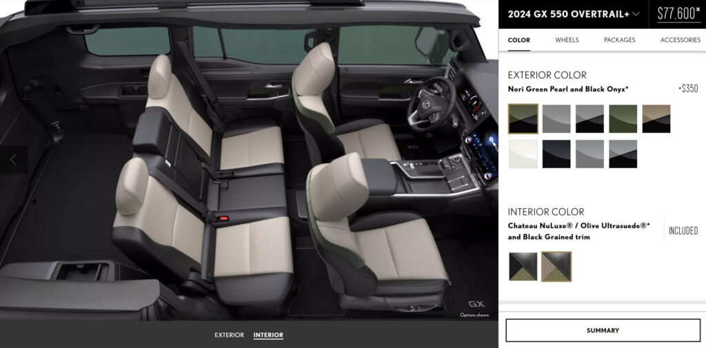 2024 Lexus GX Configurator 3 1024x505 - Auto Recent