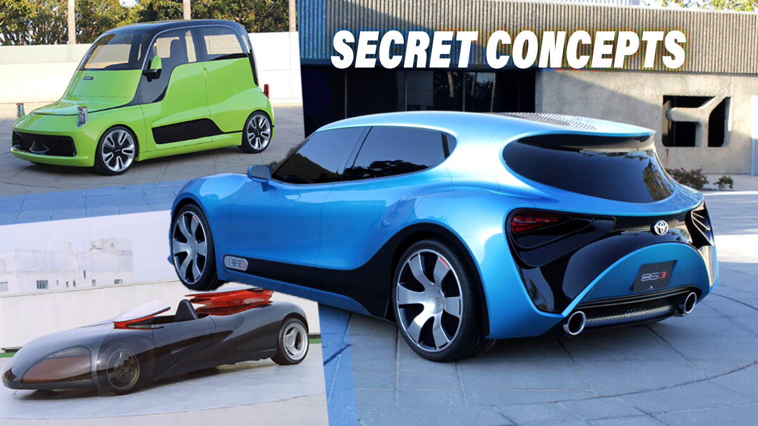 Toyota’s Secret Stash Of Unreleased Concepts Include GT86 Shooting Brake And Its First EV