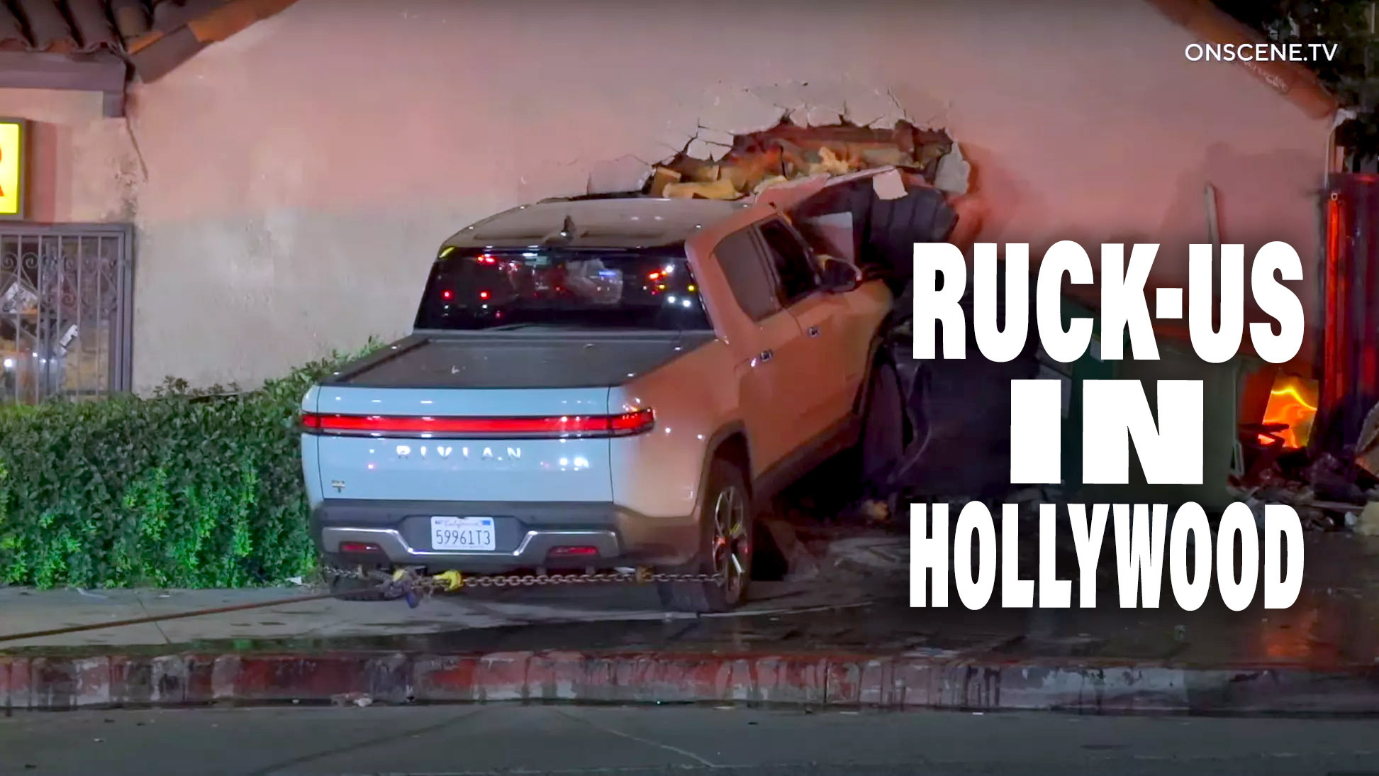 Alan Ruck Sued After Rivian R1T Crash Into Hyundai And Pizzeria In Hollywood