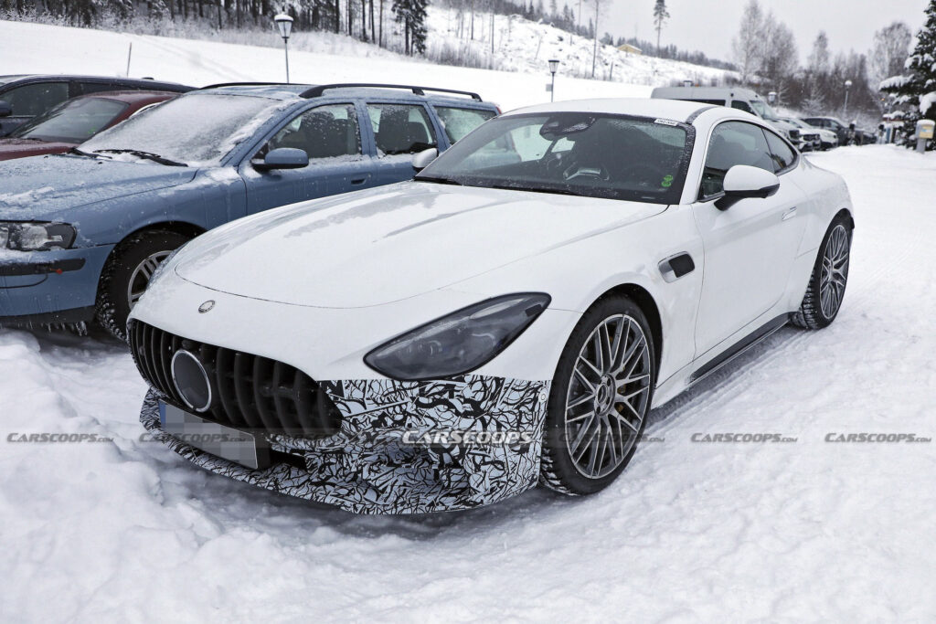  Four-Cylinder Mercedes-AMG GT 43 Spied Testing, But Will Anyone Want It?