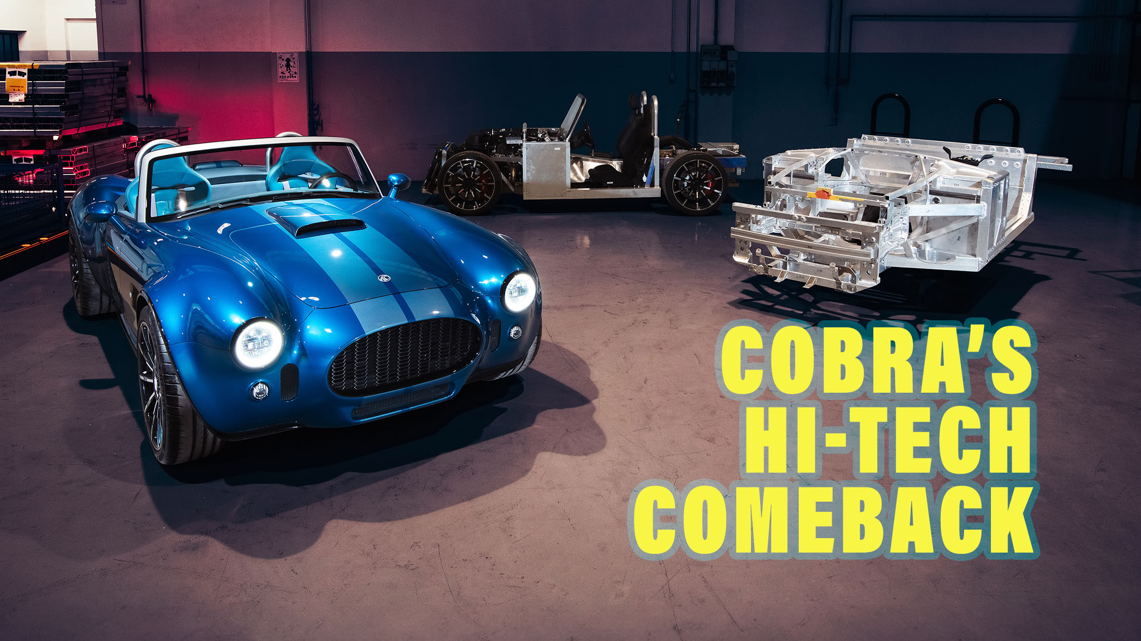 Carroll Shelby Wouldn’t Recognize The AC Cobra GT Roadster’s Trick Aluminium Chassis