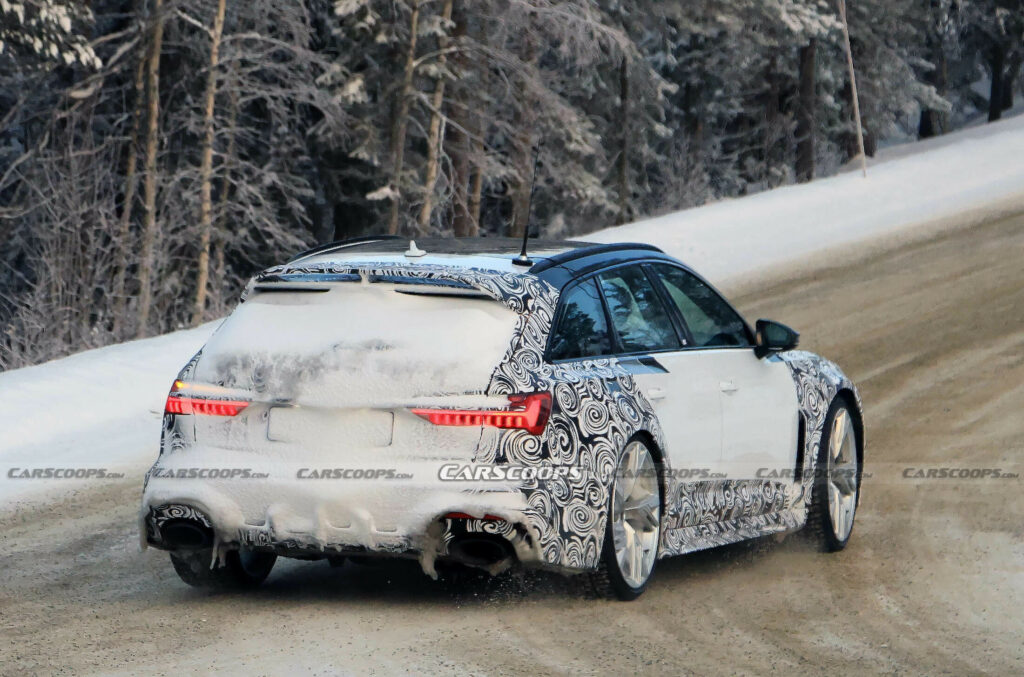 Hardcore Audi RS6 Spied With Angrier Face And Bigger Rear Wing