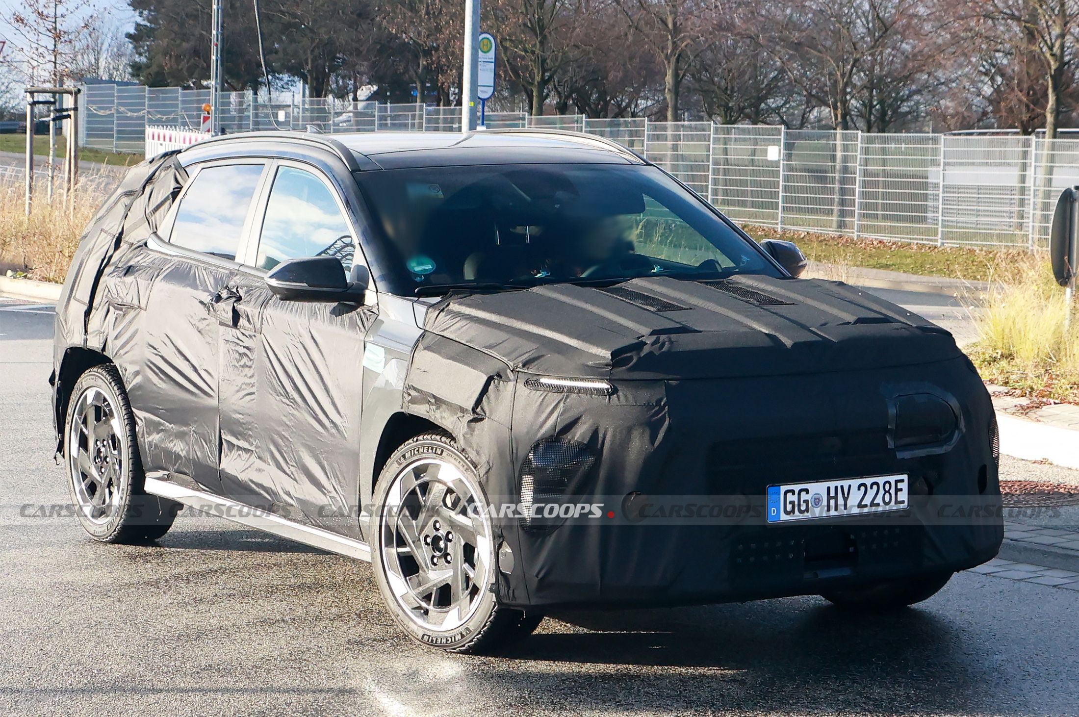 2025 Hyundai Kona Electric Spied In Sportier N Line Form Carscoops