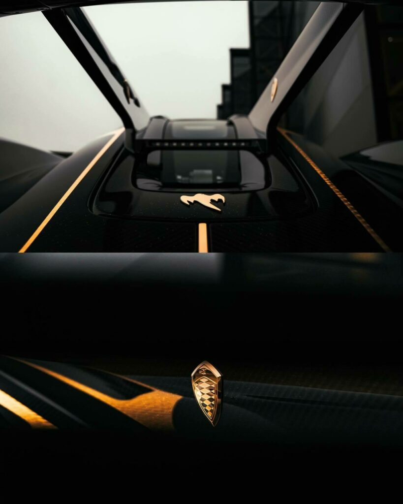  All-Carbon Koenigsegg Jesko Attack With 24K Gold Accents Is A Feast For The Eyes