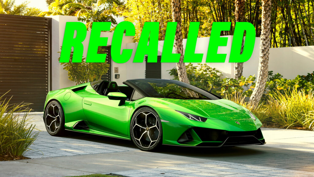  Lamborghini Recalls Almost 8,000 Huracans In The U.S. Over Adjustable Headlights