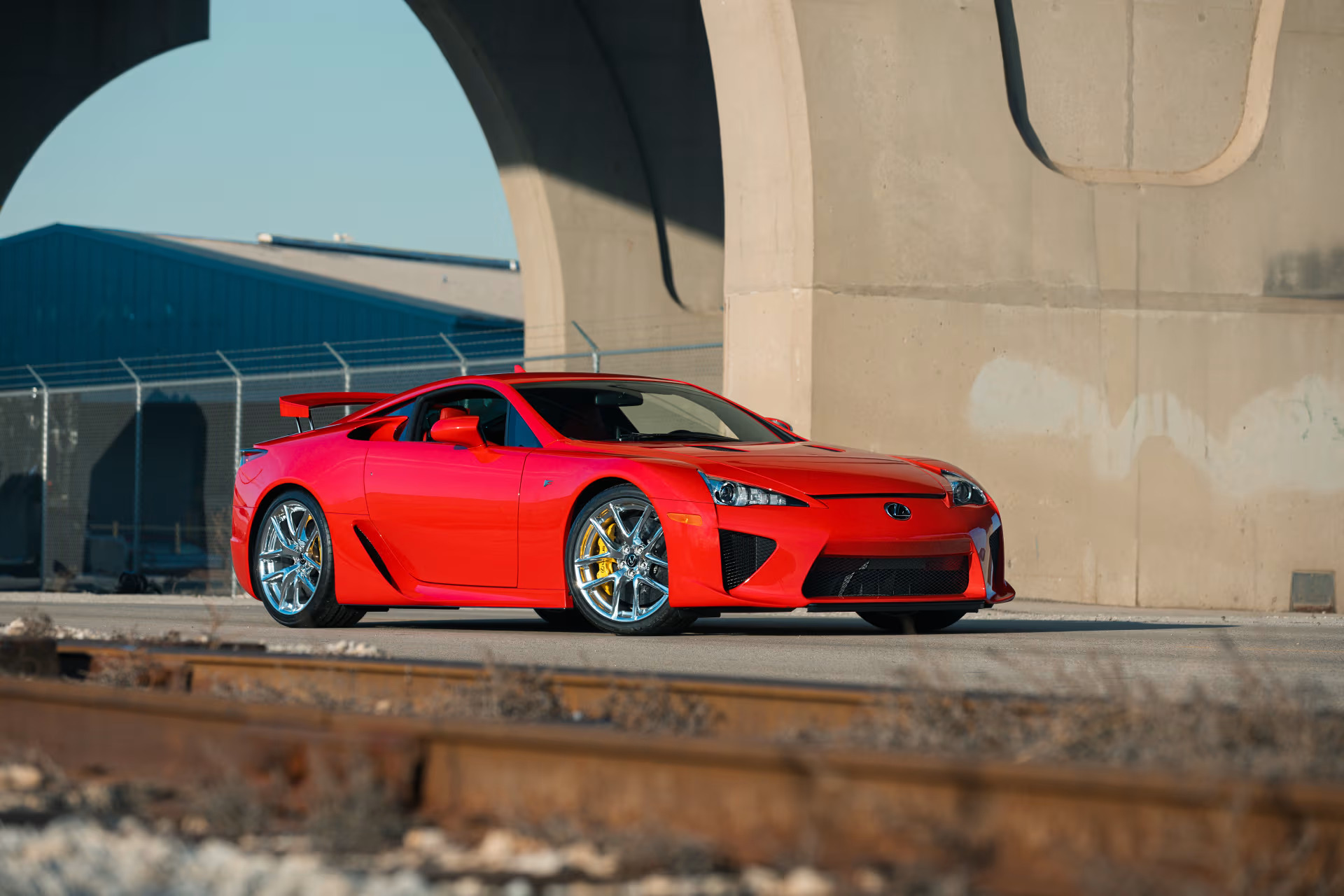 Absolutely Red Lexus LFA Supercar Available With Near-Delivery Mileage ...