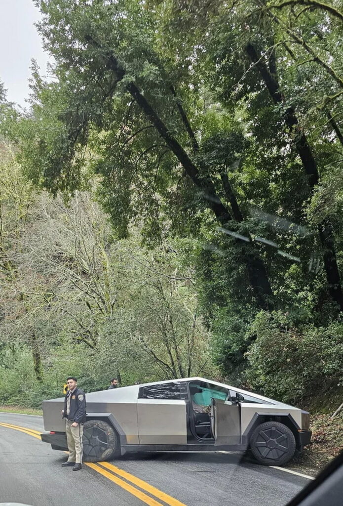 First Recorded Tesla Cybertruck Crash On Public Roads | Carscoops