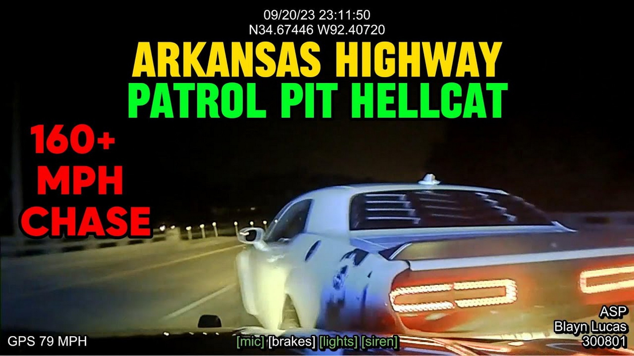 Did Arkansas State Trooper’s 150 MPH Challenger Hellcat Pit Chase Put Public At Risk?