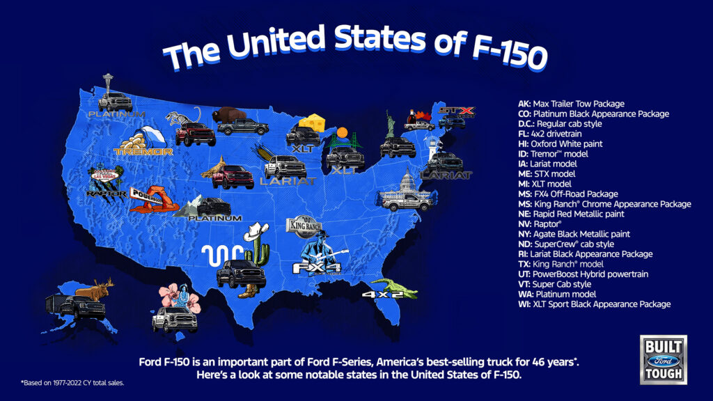 United States oF F 150 Map Final 1024x576 - Auto Recent