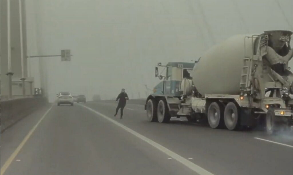  Watch Canadian Man Dodge A Cement Mixer And Live To Tell The Tale