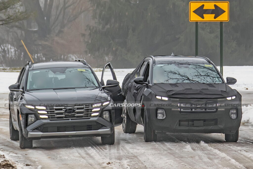  2025 Hyundai Santa Cruz Facelift Aims To Further Distinguish Itself From The Tucson