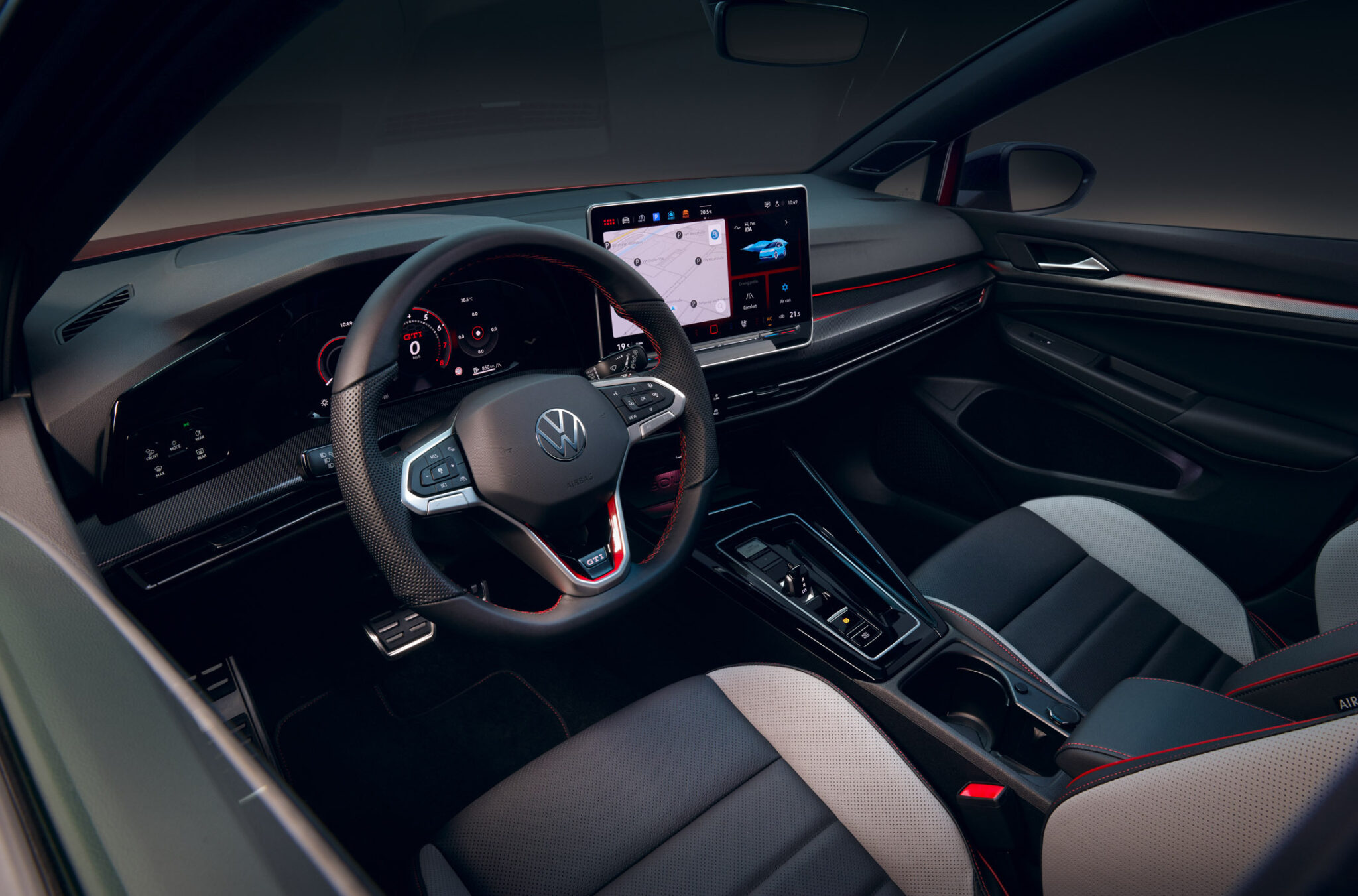 2025 VW Golf Facelift Teased For CES With Hard Buttons And More Carscoops