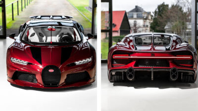 Red Carbon Bugatti Chiron Super Sport Celebrates The Year Of The Dragon Carscoops