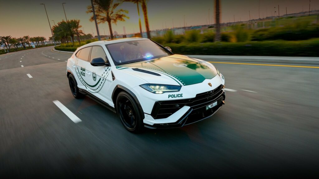  Dubai Police Add 657 HP Lamborghini Urus Performante To Their Fleet