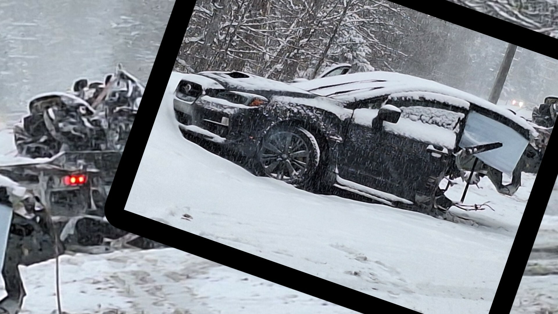 Subaru WRX Ripped In Half By Snow Plow During Failed Overtake Attempt |  Carscoops