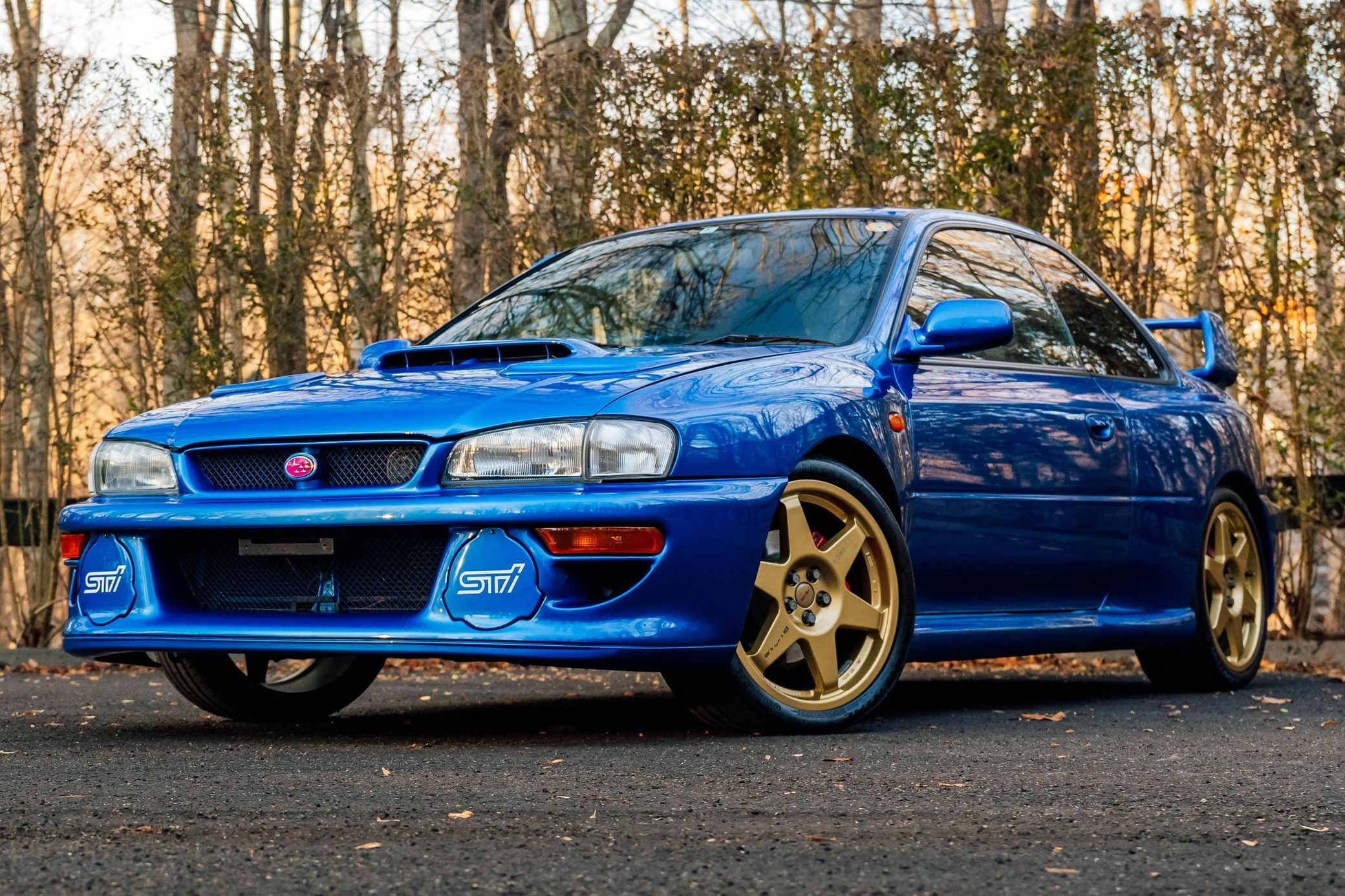 Subie King: Rare Impreza 22b Sti Coupe Hits The Auction Block In The U 