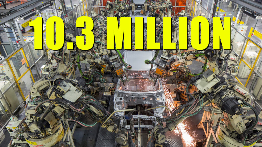  Toyota Could Build As Many As 10.3 Million Vehicles This Year