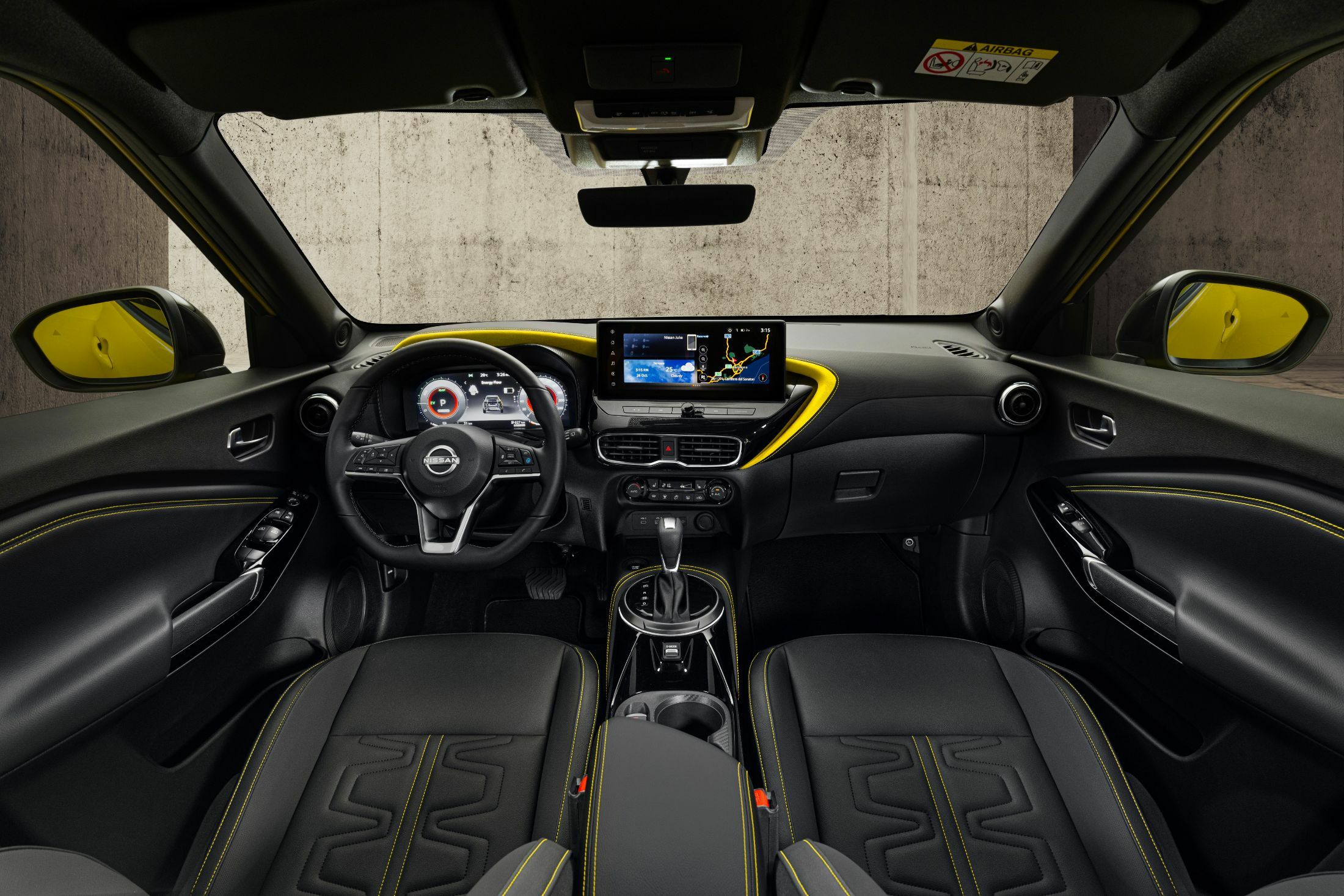 2024 Nissan Juke Buzzes In With Big Screen And A Yellow Glow Carscoops