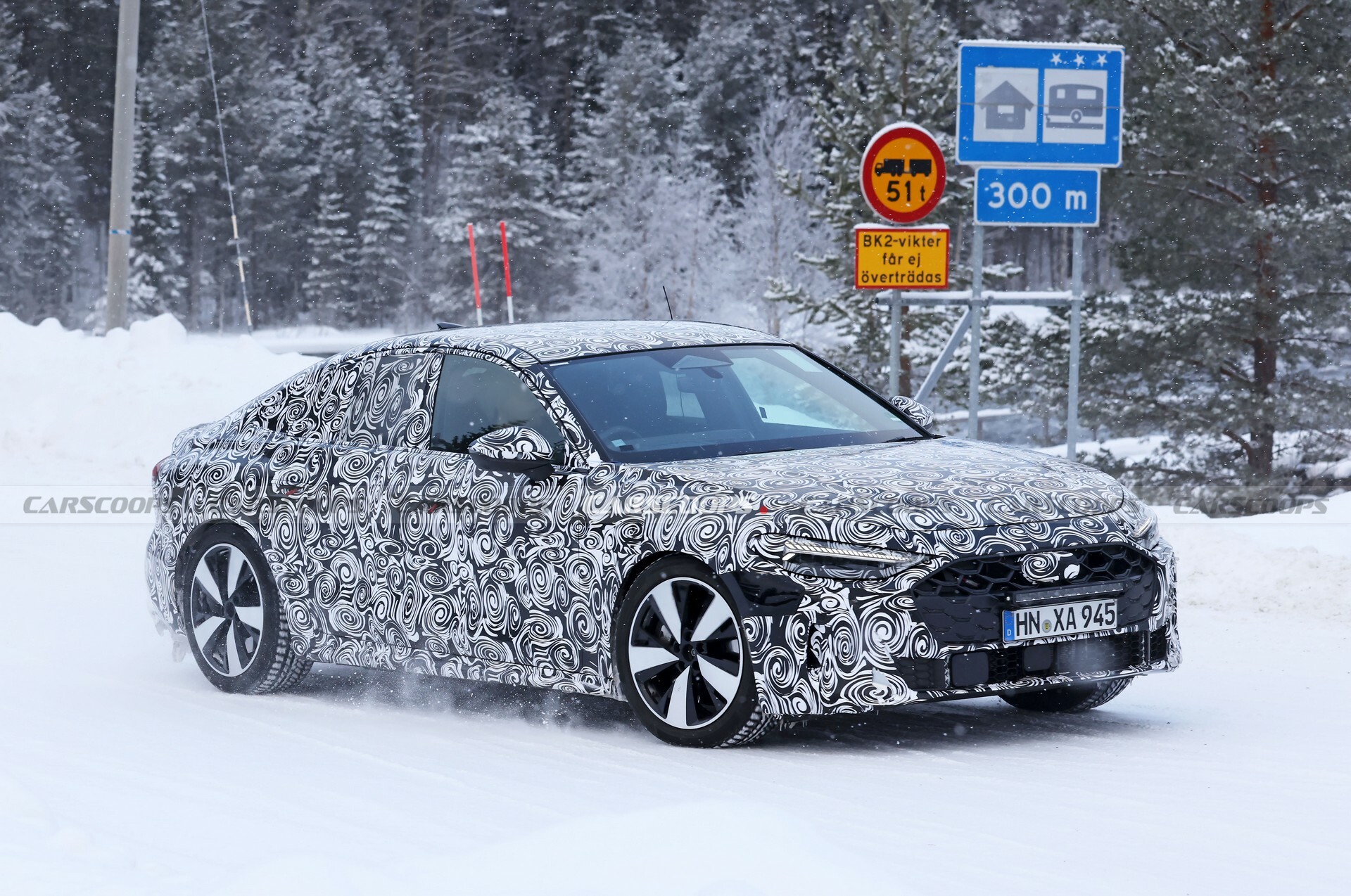 2025 Audi S5 Sportback Spied Looking To Kill Two Birds With One Stone