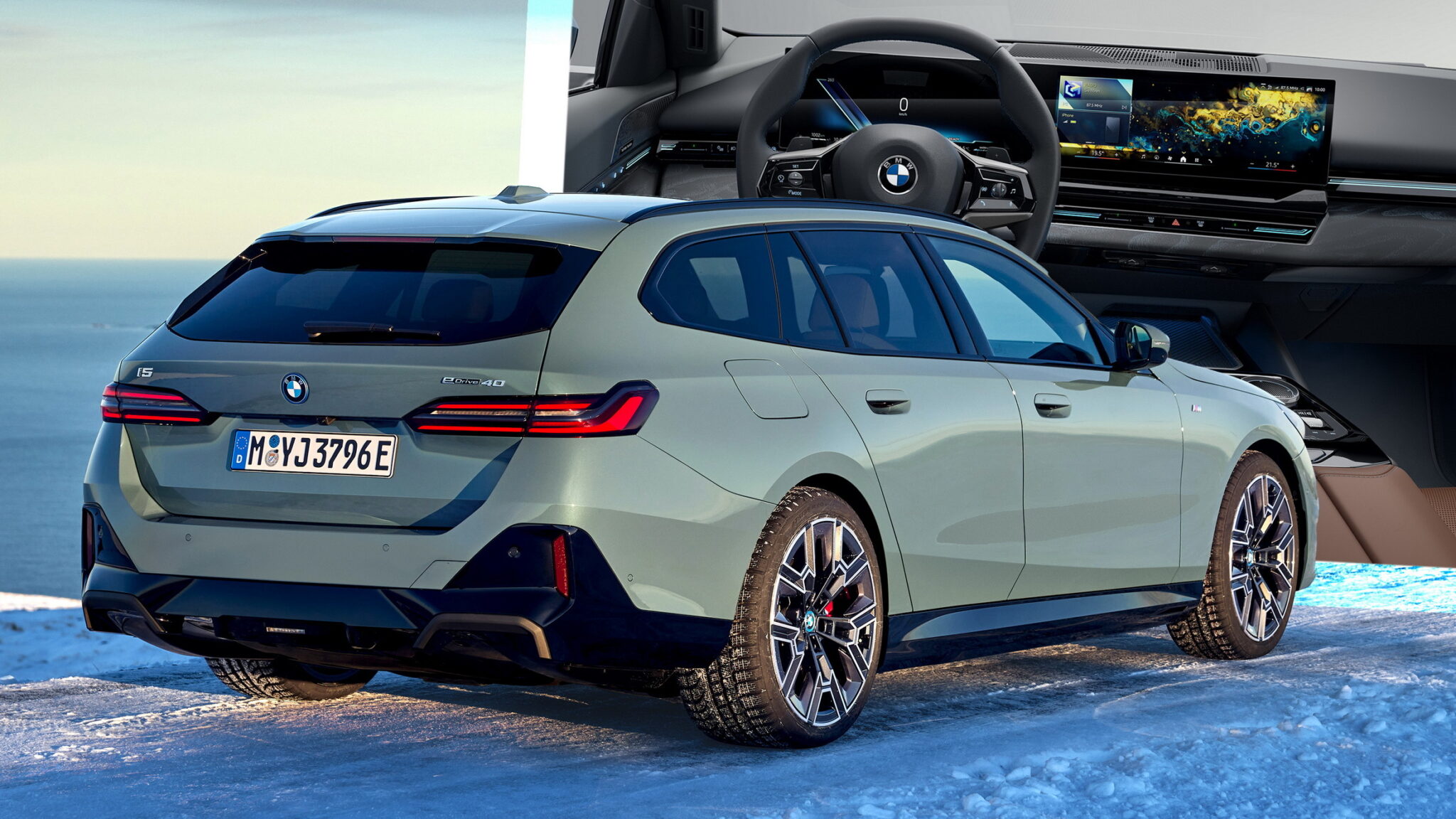 2025 BMW i5 And 5Series Touring Debut With Big Boot And Up To 593 HP