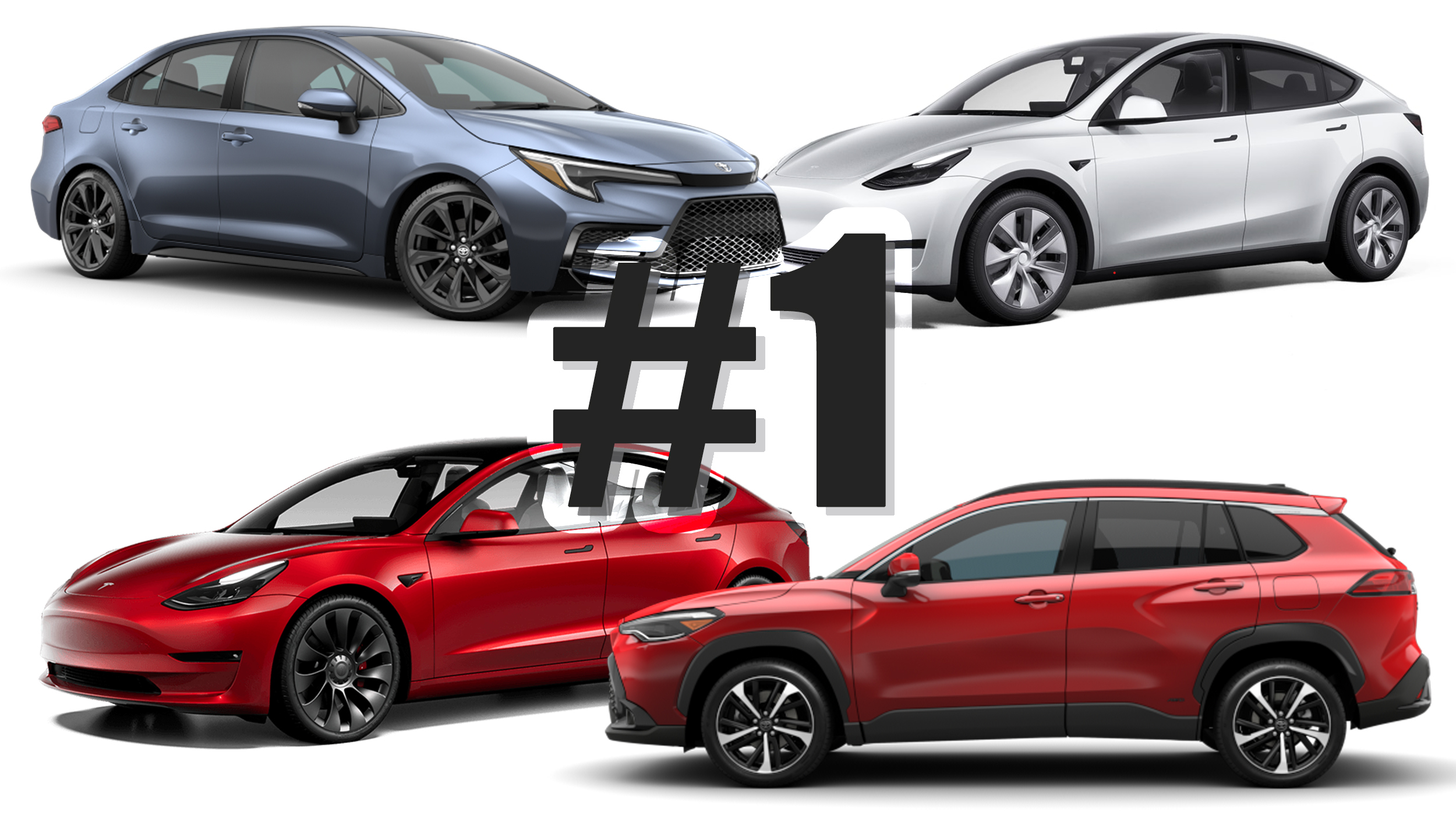 Tesla places two models in the world top 10 best-selling vehicles