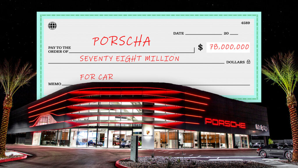 Man Tried To Buy A Land Rover With $12 Million Check, Then A Porsche With A $78 Million Check