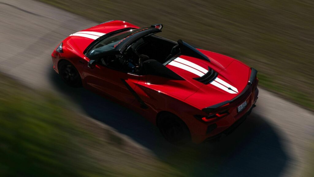 Hennessey's Supercharged C8 Corvette Convertible H700 Races The Cybertruck | Carscoops