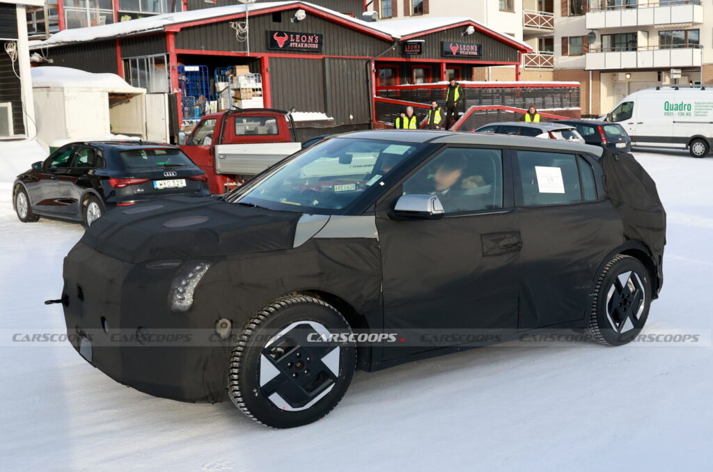  New Kia EV3 SUV Spied With Concept Looks And High-Tech Cabin