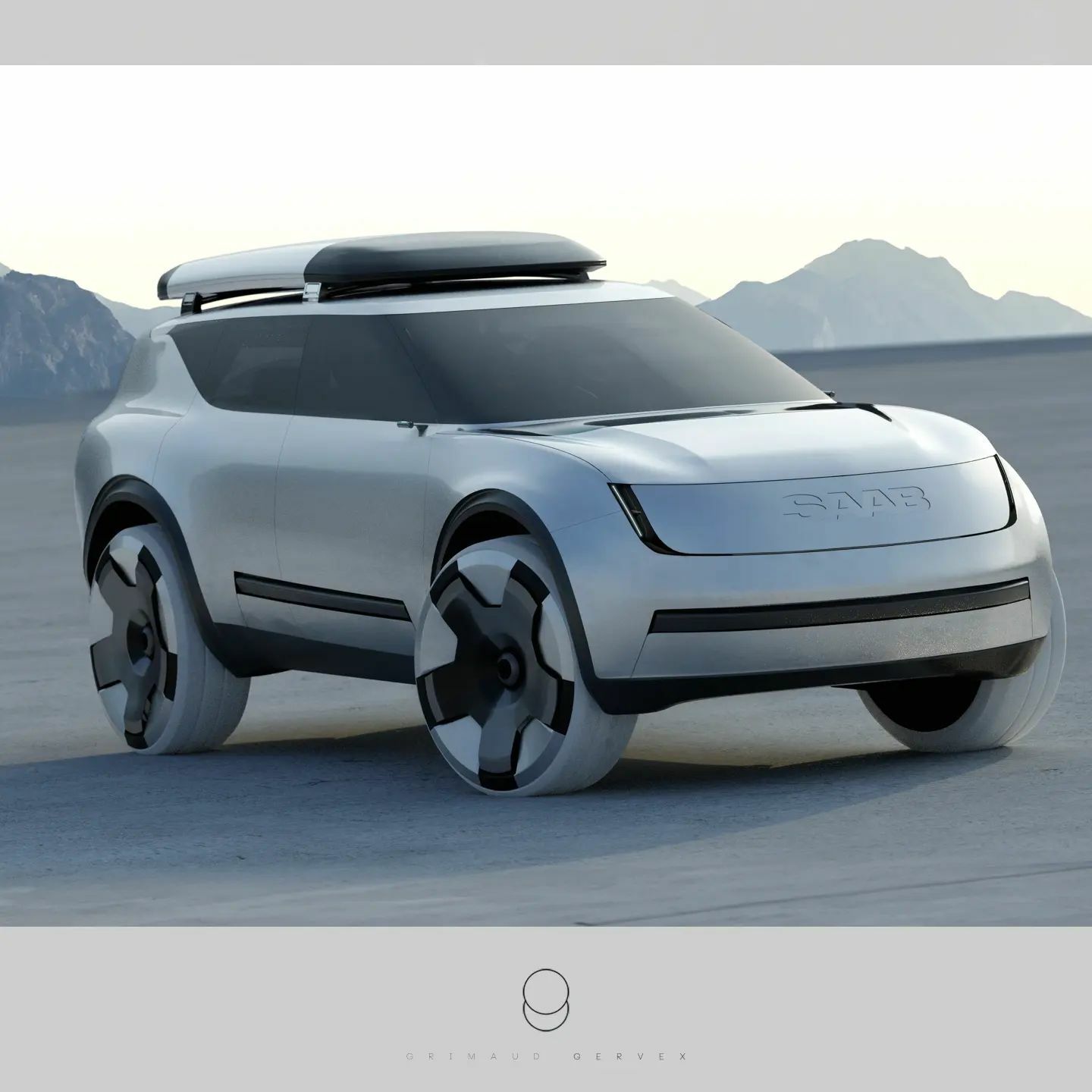 Designer Imagines A Saab Electric SUV For The Future Carscoops