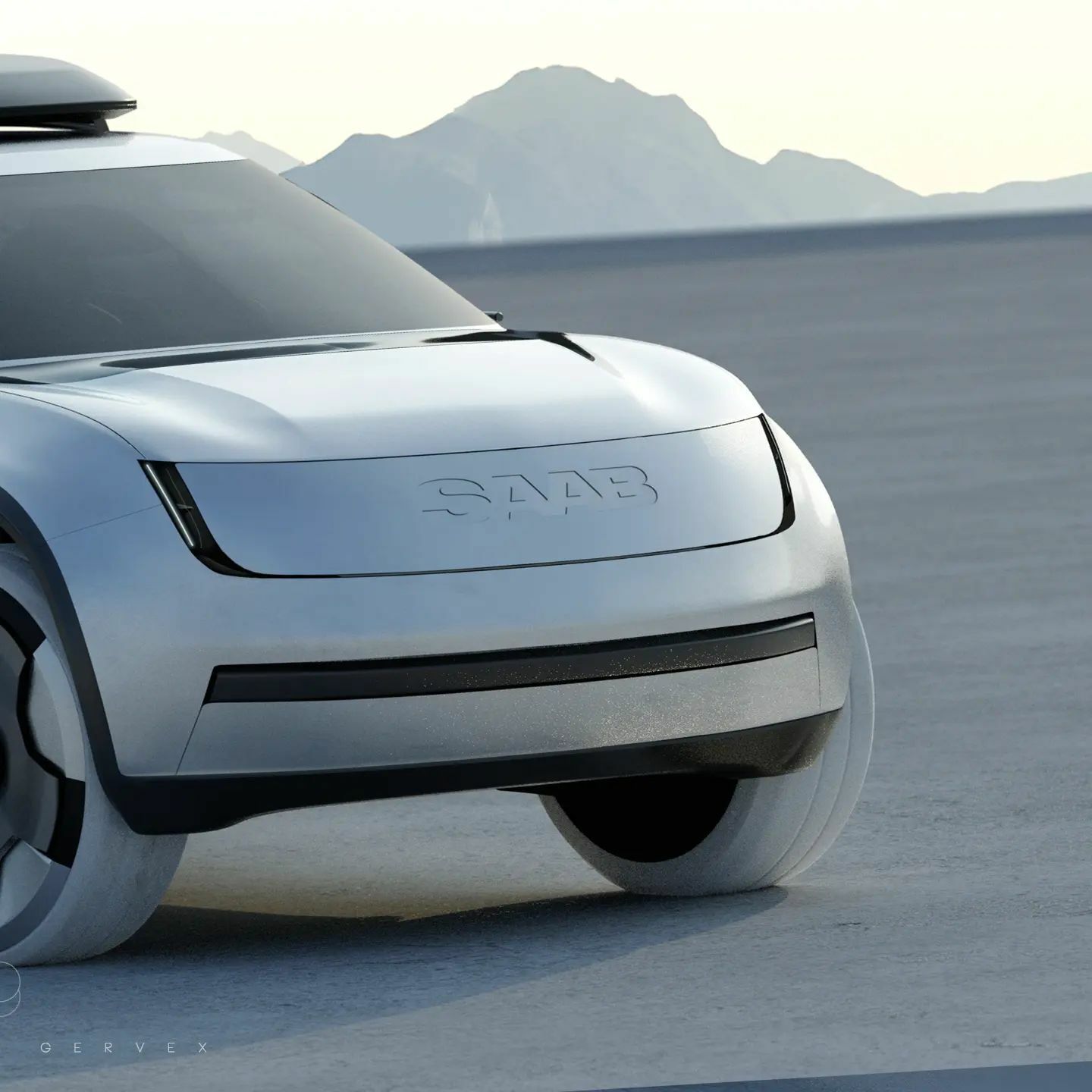 Designer Imagines A Saab Electric SUV For The Future Carscoops