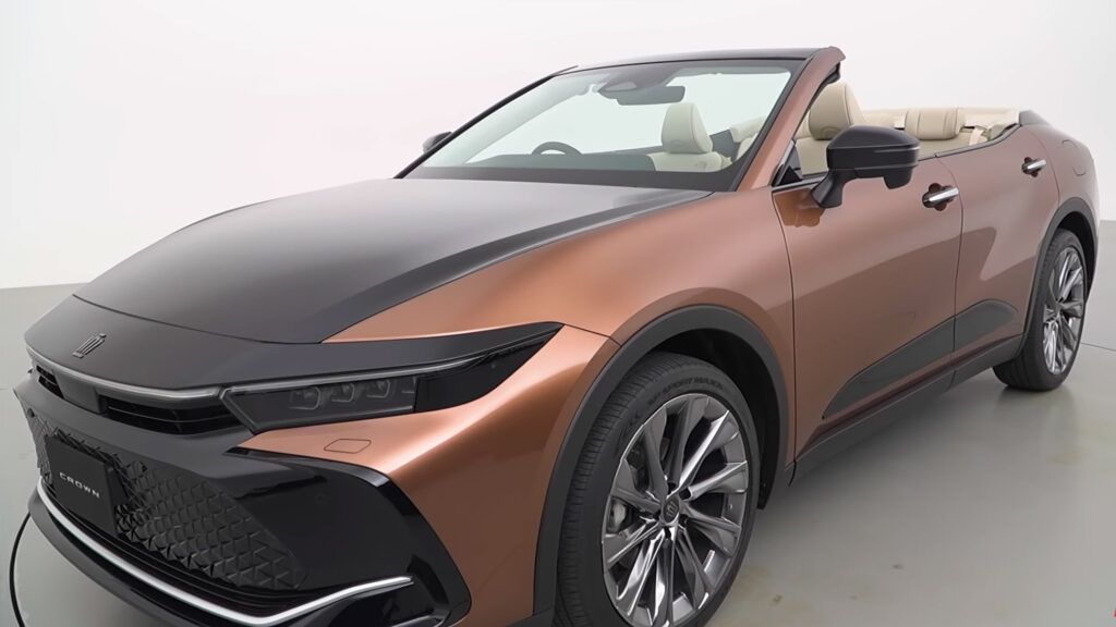 Toyota Debuts Surprise Crown Crossover Four-Door Convertible One-Off ...