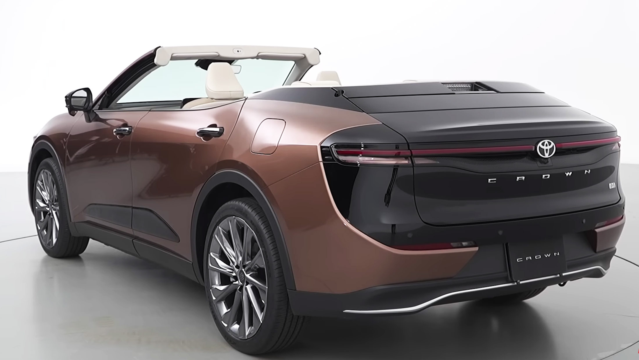 Toyota Debuts Surprise Crown Crossover Four-Door Convertible One-Off ...