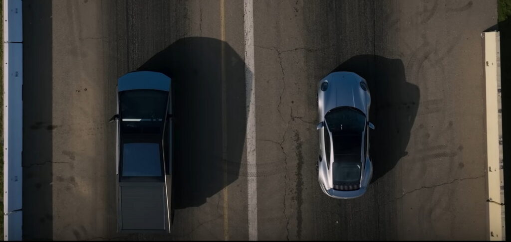     Le Tesla Cybertruck n’arrive pas à rivaliser avec une Porsche 911 Turbo S : qui l’aurait cru ?