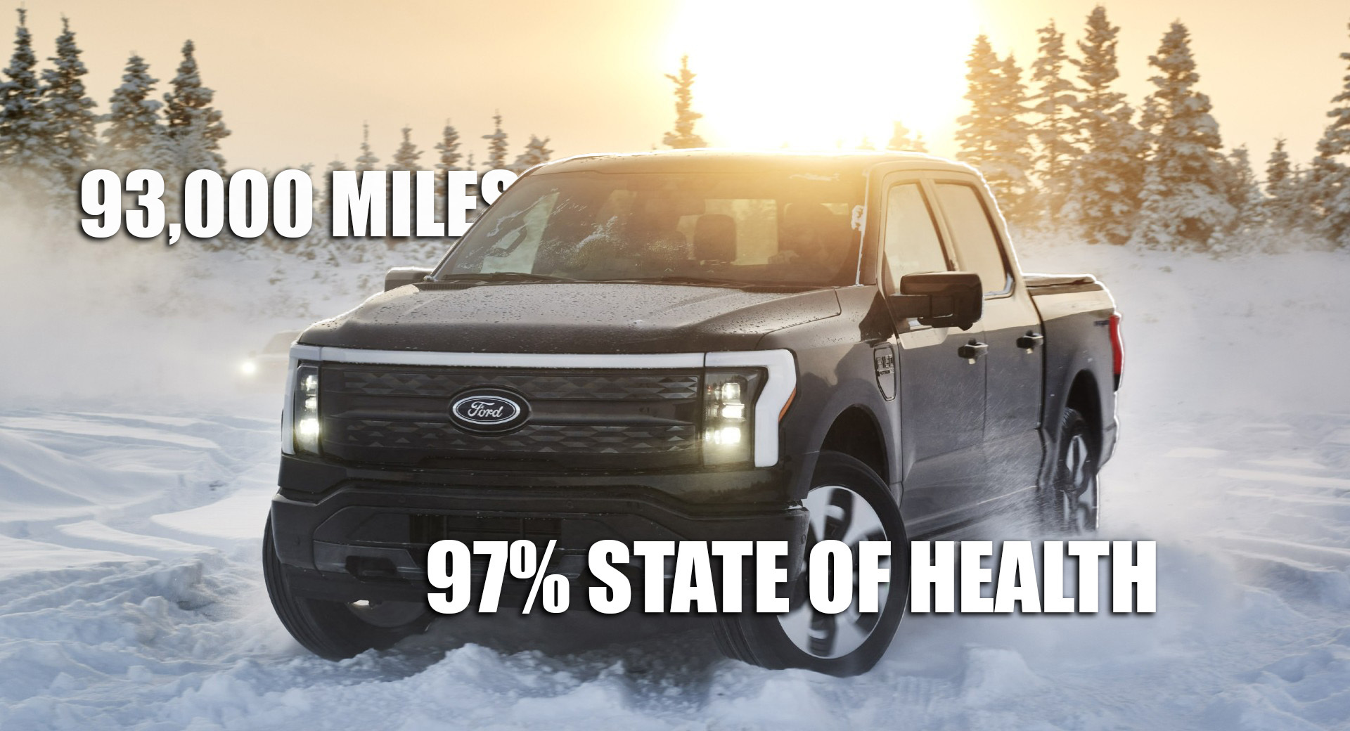 Ford F-150 Lightning Driver Reports 97% Battery Health After 93,000 Miles