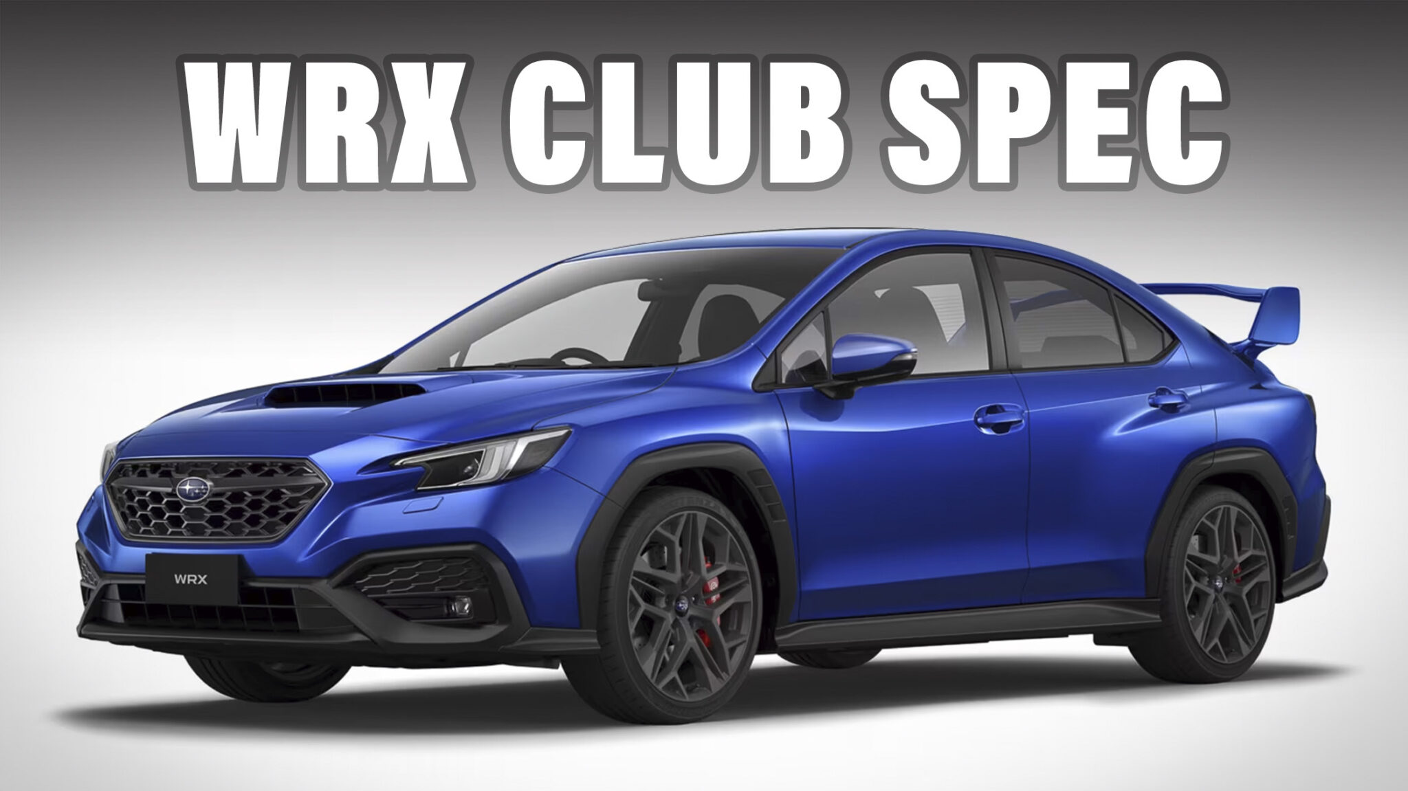 2024 Subaru WRX Club Spec Edition Takes Flight For Australia With Big Wing Carscoops