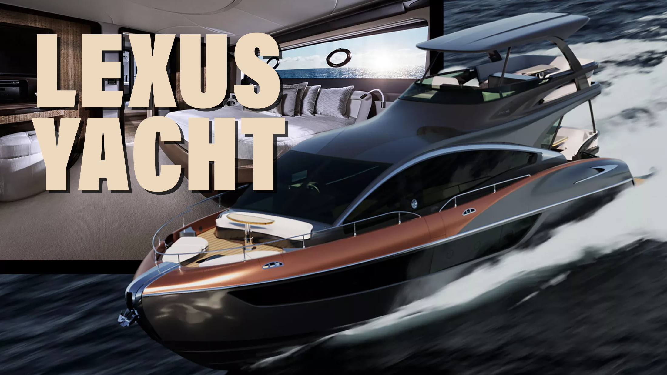 New Lexus LY 680 Is A Super-Luxe Yacht With Up To 2,700 HP