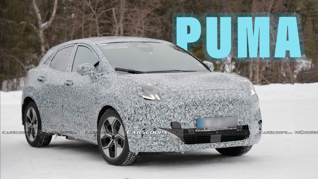  Electric Ford Puma Spied Making Final Winter-Test Checks