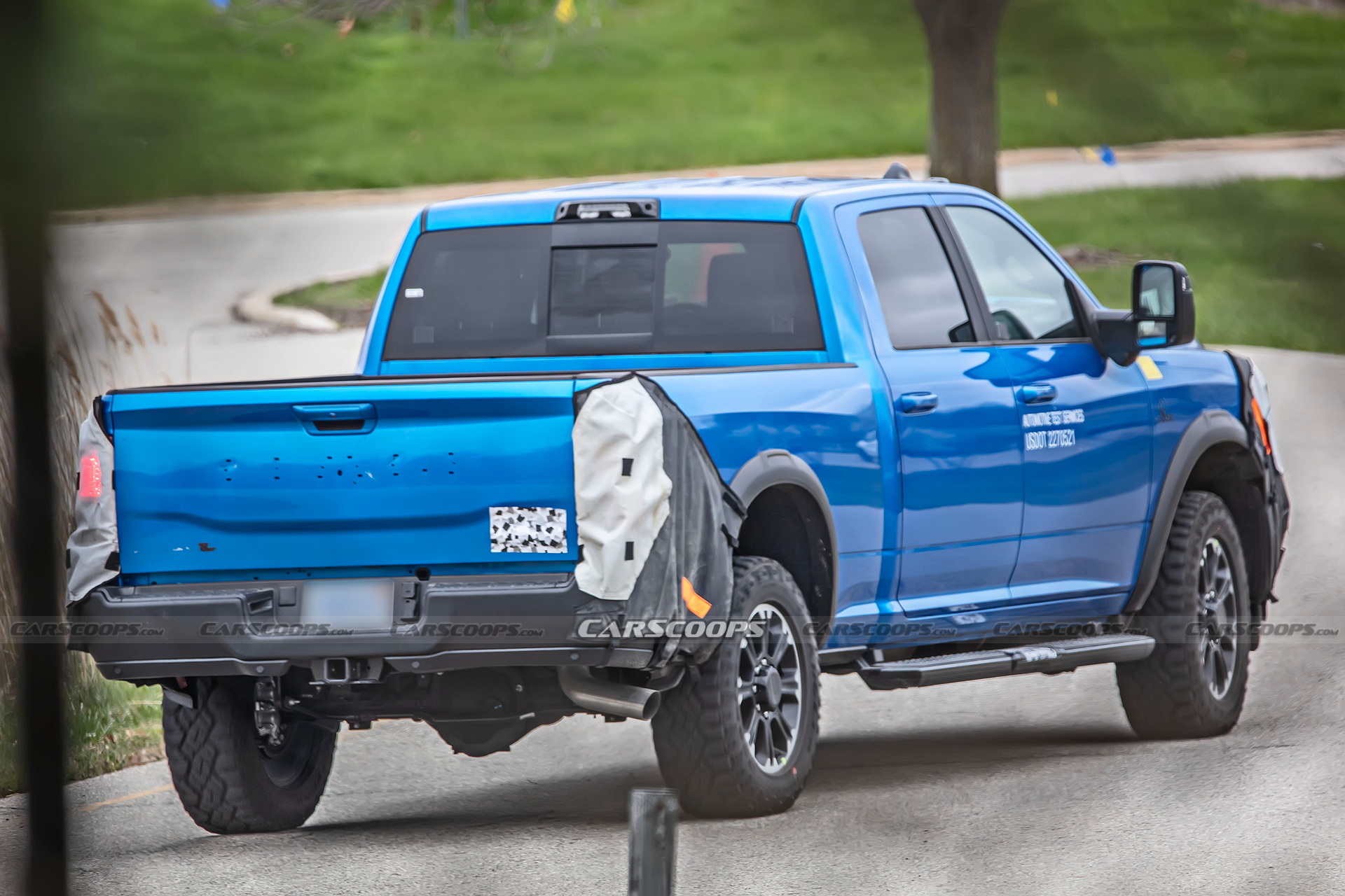 2025 Ram 2500 HD Rebel Hides Revised Styling In New Spy Shots | Carscoops