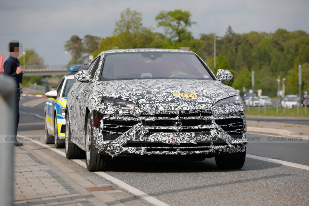  2025 Lamborghini Urus Prototype Pulled Over By Police