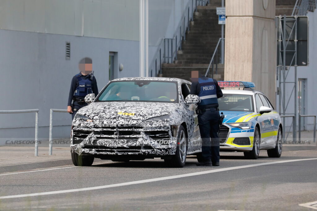  2025 Lamborghini Urus Prototype Pulled Over By Police