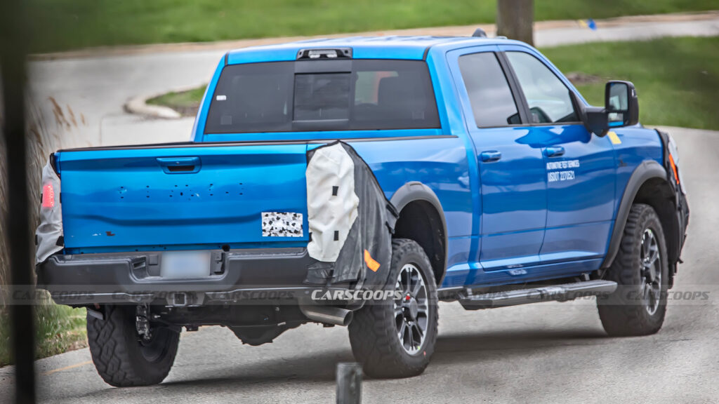 2025 Ram 2500 HD Rebel Hides Revised Styling In New Spy Shots