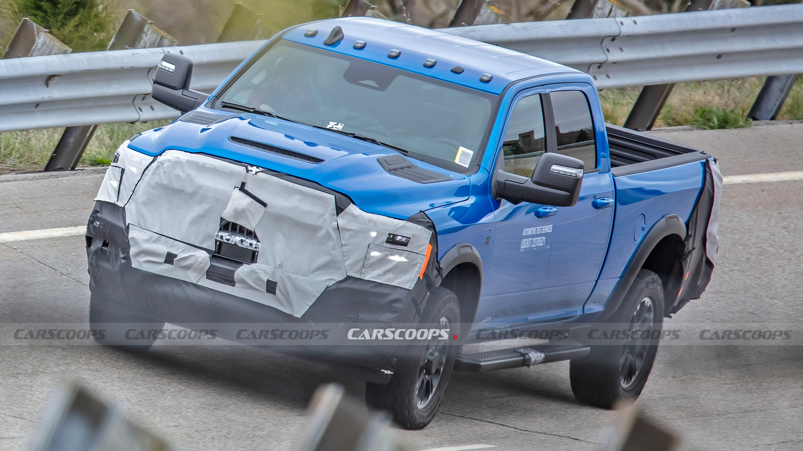 2025 Ram 2500 HD Rebel Hides Revised Styling In New Spy Shots Carscoops