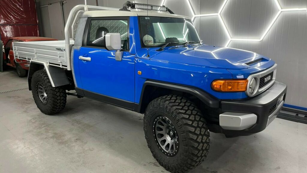 This Toyota FJ Cruiser Pickup Truck Conversion Looks Like A Factory Option